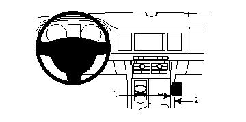 Brodit ProClip, Jaguar XF 09-15 i gruppen Billjud / Vad passar i min bil / Jaguar hos Winn Scandinavia AB (240834201)