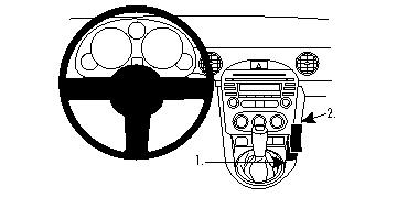Brodit ProClip, Mazda Miata/MX-5 09-15 i gruppen Billjud / Vad passar i min bil / Mazda / Mazda Miata / Mazda Miata 2009-2010 hos Winn Scandinavia AB (240834416)
