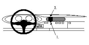 Brodit ProClip, Porsche 911 77-98 i gruppen Billjud / Vad passar i min bil / Porsche / 911 / 911 1973-1989 (G-serie) hos Winn Scandinavia AB (240851581)