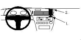ProClip Monteringsbygel Toyota Carina 88-91, Centrerad i gruppen Billjud / Vad passar i min bil / Toyota / Carina / Carina 1988-1992 hos Winn Scandinavia AB (240851826)