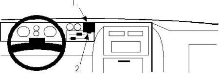 ProClip Monteringsbygel Chevrolet Van 78-95, Centrerad i gruppen B2B Winn Scandinavia hos Winn Scandinavia AB (240851838)