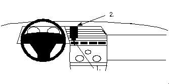 ProClip Monteringsbygel Alfa Romeo 164 89-90, Centrerad i gruppen Billjud / Vad passar i min bil / Alfa Romeo hos Winn Scandinavia AB (240851846)