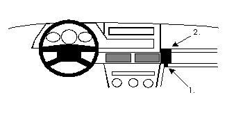 ProClip Monteringsbygel Fiat Tipo 89-91, Vinklad i gruppen Billjud / Vad passar i min bil / Fiat / Tipo hos Winn Scandinavia AB (240851847)