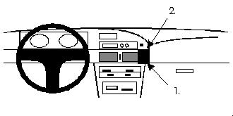 Brodit ProClip, Toyota Corolla 88-92 i gruppen Billjud / Vad passar i min bil / Toyota / Corolla / Corolla 1987-1991 hos Winn Scandinavia AB (240851857)