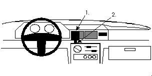 ProClip Monteringsbygel Ford Fiesta 89-95, Centrerad i gruppen Billjud / Vad passar i min bil / Ford / Fiesta / Fiesta 1989-1995 hos Winn Scandinavia AB (240851866)