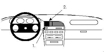 ProClip Monteringsbygel Nissan Sunny Sedan 91-95, Centrerad i gruppen B2B Winn Scandinavia hos Winn Scandinavia AB (240851916)