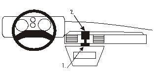 ProClip Monteringsbygel Landrover Discovery 90-93, Centrerad i gruppen Billjud / Vad passar i min bil / Landrover hos Winn Scandinavia AB (240852046)