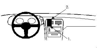 ProClip Monteringsbygel Nissan 300 ZX 90-96, Centrerad i gruppen B2B Winn Scandinavia hos Winn Scandinavia AB (240852053)