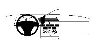 ProClip Monteringsbygel Alfa Romeo 164 91-98, Centrerad i gruppen Billjud / Vad passar i min bil / Alfa Romeo hos Winn Scandinavia AB (240852076)