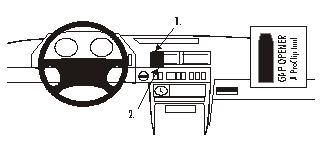 ProClip Monteringsbygel Landrover Range Rover 95-01, Centrerad i gruppen Billjud / Vad passar i min bil / Landrover hos Winn Scandinavia AB (240852105)