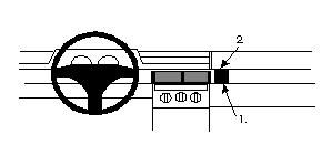 ProClip Monteringsbygel Fiat Tipo 92-95, Vinklad i gruppen Billjud / Vad passar i min bil / Fiat / Tipo hos Winn Scandinavia AB (240852123)