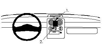 ProClip Monteringsbygel Renault Twingo 95-05, Centrerad i gruppen Billjud / Vad passar i min bil / Renault / Twingo hos Winn Scandinavia AB (240852128)