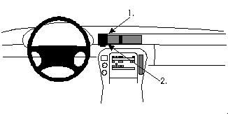 ProClip Monteringsbygel Lexus SC Serie 92-00, Centrerad i gruppen Billjud / Vad passar i min bil / Lexus hos Winn Scandinavia AB (240852244)