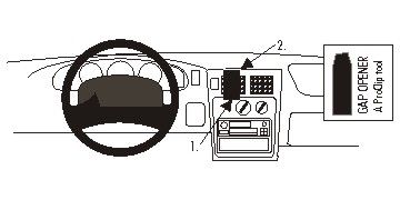 ProClip Monteringsbygel Toyota Tacoma 95-04, Centrerad i gruppen Billjud / Vad passar i min bil / Toyota / Tacoma / Tacoma 1995-2004 hos Winn Scandinavia AB (240852253)