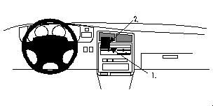 ProClip Monteringsbygel Toyota T100 95-98, Centrerad i gruppen Billjud / Vad passar i min bil / Toyota / T100 / T100 1993-1998 hos Winn Scandinavia AB (240852254)