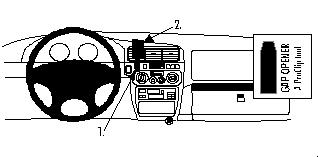 Brodit ProClip, Isuzu/Opel i gruppen Billjud / Vad passar i min bil / Isuzu hos Winn Scandinavia AB (240852380)