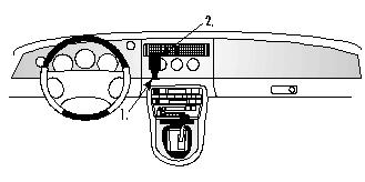 Brodit ProClip, Jaguar XK8 / XKR/XK-Series 97-06 i gruppen Billjud / Vad passar i min bil / Jaguar hos Winn Scandinavia AB (240852429)