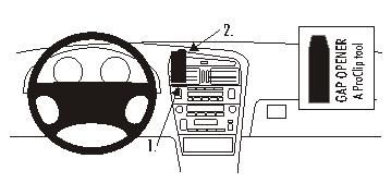 ProClip Monteringsbygel Lexus GS Serie 98-05, Centrerad i gruppen Billjud / Vad passar i min bil / Lexus hos Winn Scandinavia AB (240852540)