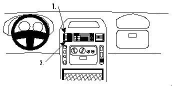 ProClip Monteringsbygel Renault Master 98-03, Centrerad i gruppen B2B Winn Scandinavia hos Winn Scandinavia AB (240852626)
