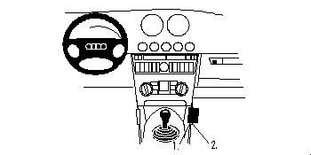 ProClip Monteringsbygel Audi TT 99-06, Vinklad i gruppen Billjud / Vad passar i min bil / Audi / Audi TT / Audi TT 1999-2006 hos Winn Scandinavia AB (240852676)