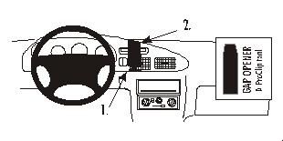 ProClip Monteringsbygel Ford Ranger 01-06/Mazda B-series 99-07, Centrerad i gruppen Billjud / Vad passar i min bil / Ford / Ranger / Ranger 2004-2006 hos Winn Scandinavia AB (240852727)