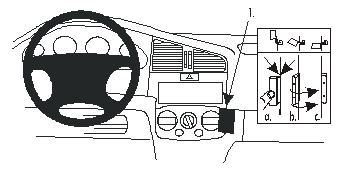 ProClip Monteringsbygel Nissan Primera 00-01, Vinklad i gruppen Billjud / Vad passar i min bil / Nissan / Primera hos Winn Scandinavia AB (240852797)