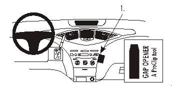 ProClip Monteringsbygel Toyota Prius 00-03, Vinklad i gruppen B2B Winn Scandinavia hos Winn Scandinavia AB (240852802)