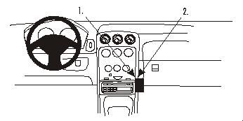 ProClip Monteringsbygel Alfa Romeo Spider/GTV 98-05, Vinklad i gruppen Billjud / Vad passar i min bil / Alfa Romeo hos Winn Scandinavia AB (240852821)