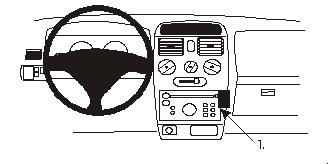 ProClip Monteringsbygel Opel Agila 00-06, Vinklad i gruppen B2B Winn Scandinavia hos Winn Scandinavia AB (240852834)