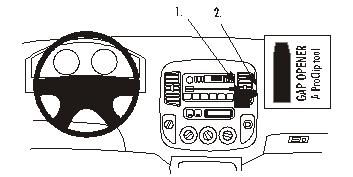 ProClip Monteringsbygel Ford Maverick 01-07 i gruppen Billjud / Vad passar i min bil / Ford / Maverick / Maverick 1993-2003 hos Winn Scandinavia AB (240852899)