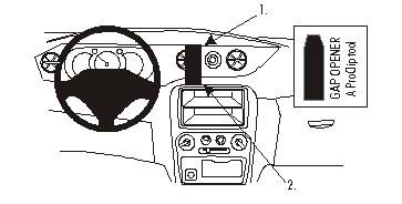 ProClip Monteringsbygel Daihatsu YRV 01-07, Centrerad i gruppen B2B Winn Scandinavia hos Winn Scandinavia AB (240852939)