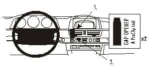 ProClip Monteringsbygel BMW 728-750 E65 02-08, Centrerad i gruppen Billjud / Vad passar i min bil / BMW / BMW 7 serie / BMW E65 2001-2007 hos Winn Scandinavia AB (240853014)