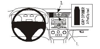 ProClip Monteringsbygel Fiat Stilo 02-07, Centrerad i gruppen Billjud / Vad passar i min bil / Fiat / Stilo hos Winn Scandinavia AB (240853019)