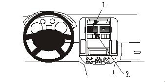 Brodit ProClip, Volkswagen Polo 02-09 i gruppen Billjud / Vad passar i min bil / Volkswagen / Polo / Polo 2005-2009 hos Winn Scandinavia AB (240853028)