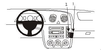 ProClip Monteringsbygel Ford Fiesta 03-05, Vinklad i gruppen Billjud / Vad passar i min bil / Ford / Fiesta / Fiesta 2002-2005 hos Winn Scandinavia AB (240853055)
