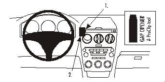 Brodit ProClip, Mazda 6 02-07 i gruppen Billjud / Vad passar i min bil / Mazda / Mazda 6 / Mazda 6 2002-2007 hos Winn Scandinavia AB (240853091)