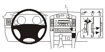 ProClip Monteringsbygel Toyota Landcruiser 03-09/Landcruiser 120 03-09, Vinklad i gruppen Billjud / Vad passar i min bil / Toyota / Landcruiser / Landcruiser 1996-2008 hos Winn Scandinavia AB (240853197)