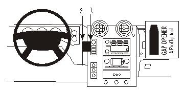 Brodit ProClip, Hummer H2 03-07 i gruppen Billjud / Vad passar i min bil / Hummer hos Winn Scandinavia AB (240853216)