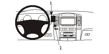 ProClip Monteringsbygel Lexus LX Serie 03-07, Centrerad i gruppen Billjud / Vad passar i min bil / Lexus hos Winn Scandinavia AB (240853222)