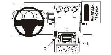 ProClip Monteringsbygel Nissan 350 Z 03-09, Centrerad i gruppen Billjud / Vad passar i min bil / Nissan / 350 Z hos Winn Scandinavia AB (240853250)
