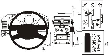 Brodit ProClip, Volkswagen Touran 03-15 i gruppen Billjud / Vad passar i min bil / Volkswagen / Touran / Touran 2003-2010 hos Winn Scandinavia AB (240853266)