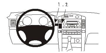 ProClip Monteringsbygel Toyota LandCruiser 90 03-05, Centrerad i gruppen Billjud / Vad passar i min bil / Toyota / Landcruiser / Landcruiser 1996-2008 hos Winn Scandinavia AB (240853399)