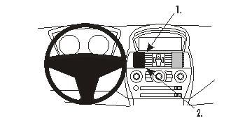 ProClip Monteringsbygel BMW 6-serie E63, E64 04-10, Centrerad i gruppen B2B Winn Scandinavia hos Winn Scandinavia AB (240853541)