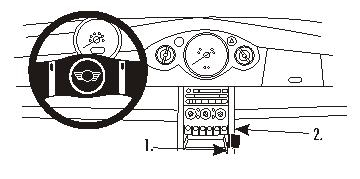 Brodit ProClip, Mini Cooper/Cooper Convertible 01-07 i gruppen Billjud / Vad passar i min bil / Mini / Mini Cooper / Mini Cooper R50/R53 2001-2006 hos Winn Scandinavia AB (240853580)
