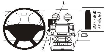 Brodit ProClip, Mercedes Benz GL-Class 06-12 i gruppen B2B Winn Scandinavia hos Winn Scandinavia AB (240853850)