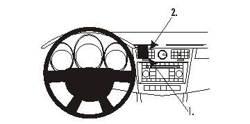 ProClip Monteringsbygel Chrysler Sebring 07-10, Centrerad i gruppen B2B Winn Scandinavia hos Winn Scandinavia AB (240853947)