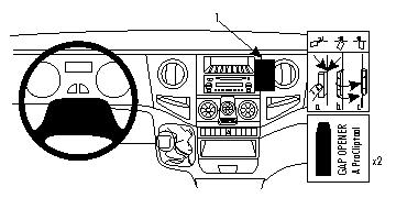 Brodit ProClip, Iveco Daily 06-14 i gruppen Billjud / Vad passar i min bil / Iveco Daily hos Winn Scandinavia AB (240853969)