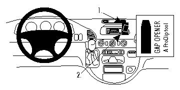 Brodit ProClip, Mercedes Benz Sprinter 00-06 i gruppen Billjud / Vad passar i min bil / Mercedes / Sprinter / Sprinter 1995-2006 hos Winn Scandinavia AB (240853980)