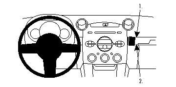 ProClip Monteringsbygel Mazda 2 08-10, Vinklad i gruppen Billjud / Vad passar i min bil / Mazda / Mazda 2 / Mazda 2 2007- hos Winn Scandinavia AB (240854128)