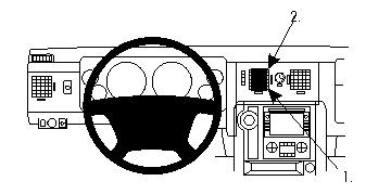 Brodit ProClip, Hummer H2 08-11 i gruppen Billjud / Vad passar i min bil / Hummer hos Winn Scandinavia AB (240854157)